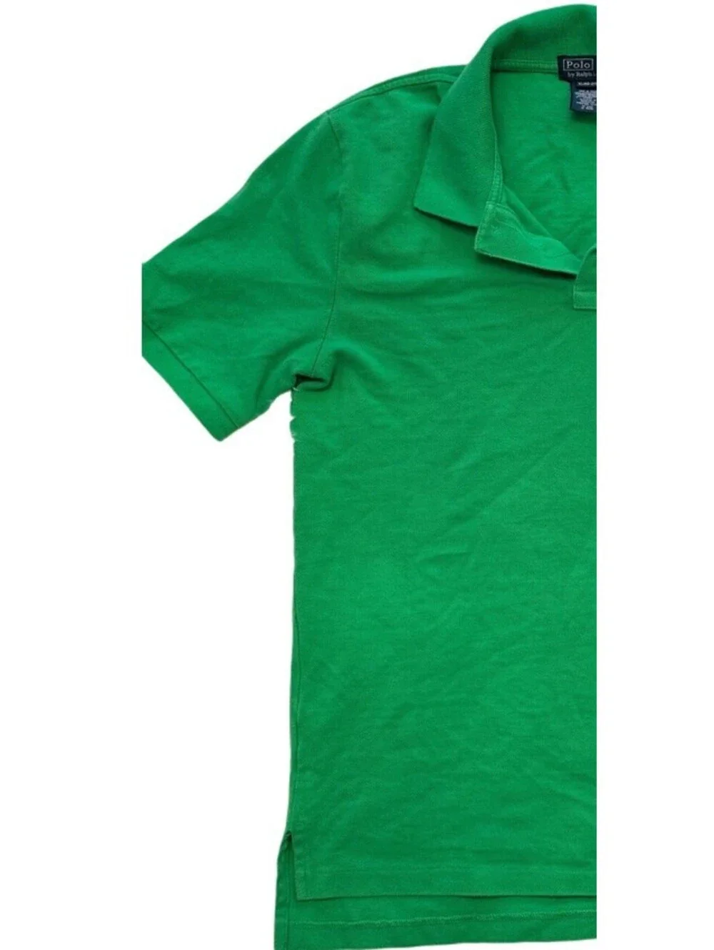 Polo Ralph Lauren Boys XL (18-20) Green Short Sleeve Polo Shirt Classic Fit